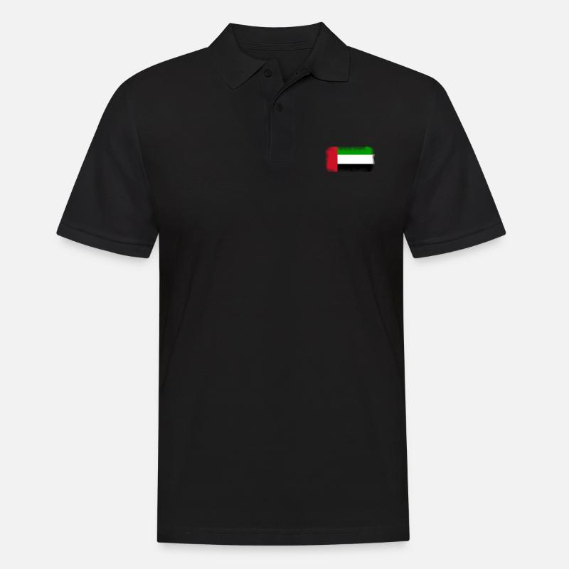 Vereinigte Emirate - Männer Poloshirt - Schwarz