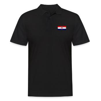 Croatie (Hrvatska) - Polo Homme - noir - Devant - Kai (181cm)
