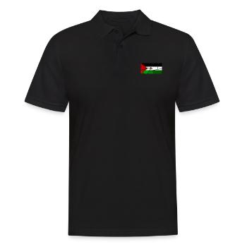 Don pour le Sahara occidental - Polo Homme - noir - Devant - Kai (181cm)