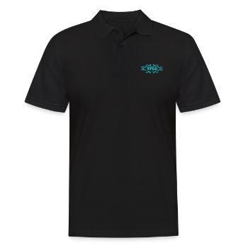 1956 - Männer Poloshirt - Schwarz - Vorne - Kai (181cm)