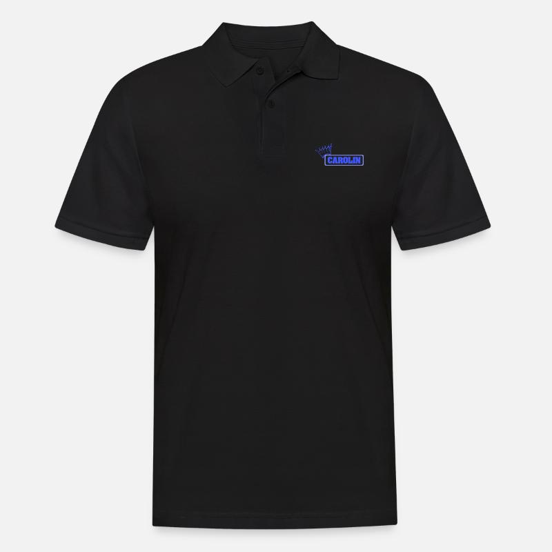 Schwester Carolin - Männer Poloshirt - Schwarz