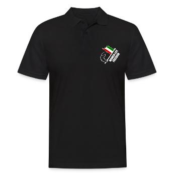 Women life freedom iran - Polo Homme - noir - Devant - Kai (181cm)