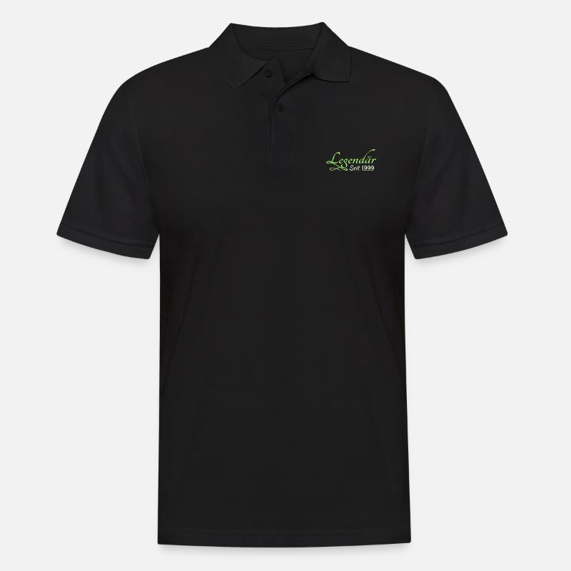 Legend 1999 - Männer Poloshirt - Schwarz