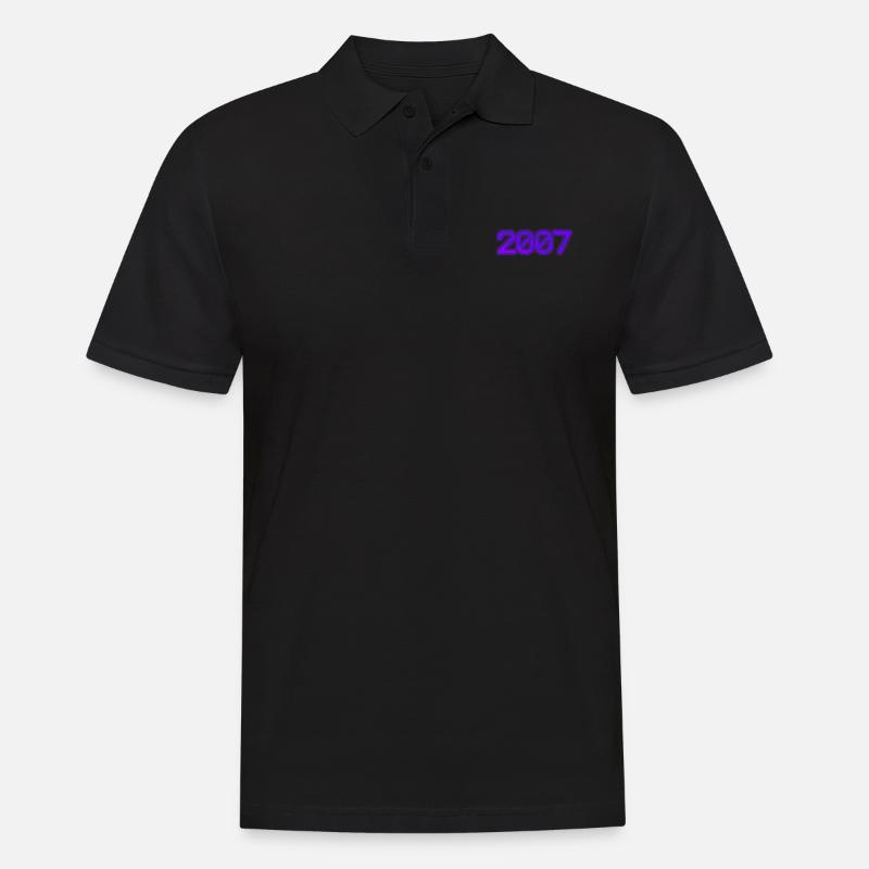 2007 - Männer Poloshirt - Schwarz