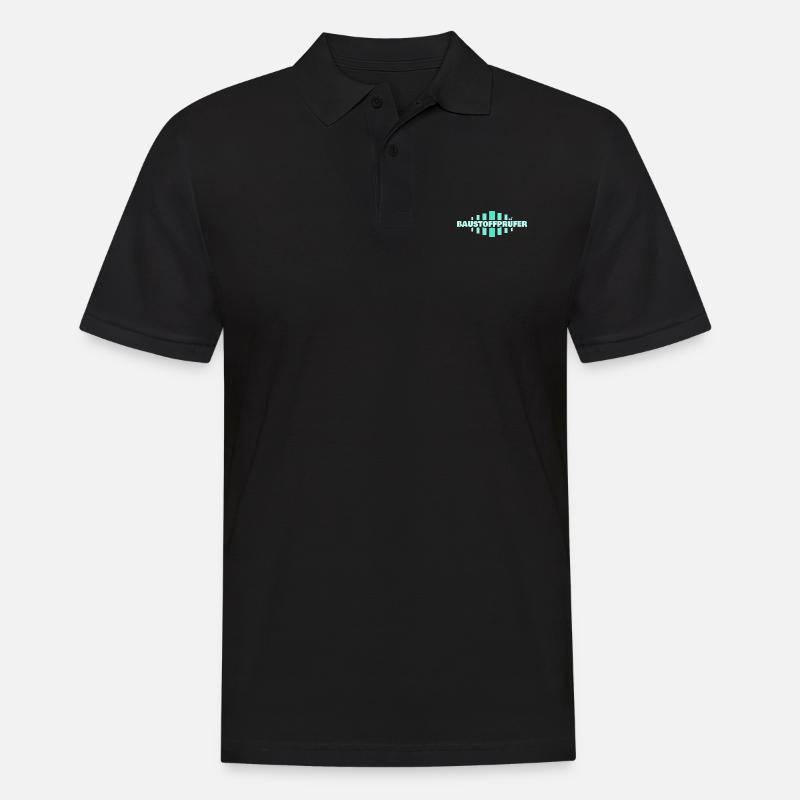 Beruf Baustoffprüfer - Männer Poloshirt - Schwarz