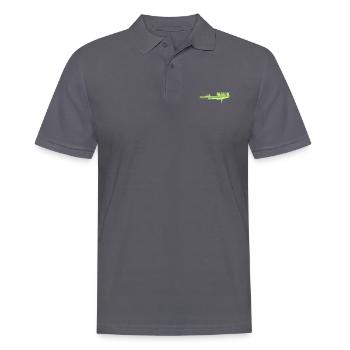 Splash of colour Malik - Men's Polo Shirt - charcoal grey - Front - Nico (186cm)