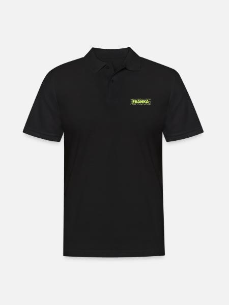 Franka as a first name - Men's Polo Shirt - black