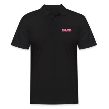 Frau - Männer Poloshirt - Schwarz - Vorne - Kai (181cm)