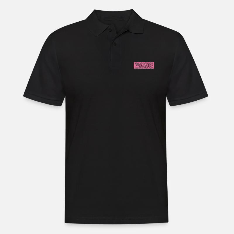2008 2008 - Männer Poloshirt - Schwarz