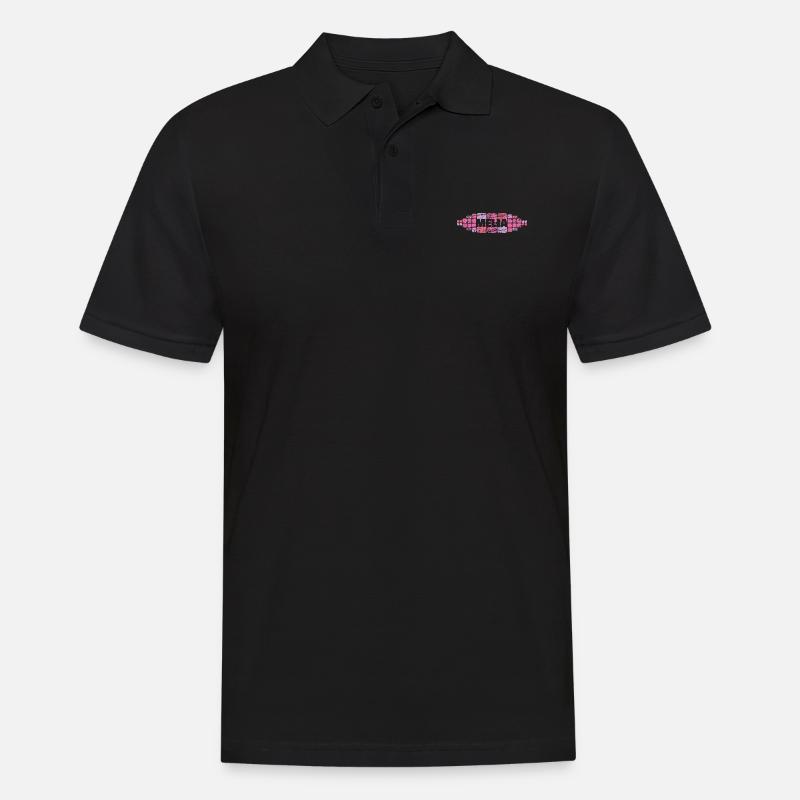 Mutti Melia - Männer Poloshirt - Schwarz