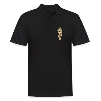 Famous after death - Men's Polo Shirt - black - Front - Kai (181cm)