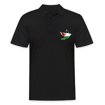 Free palestine - Polo Homme - noir - Devant - Kai (181cm)