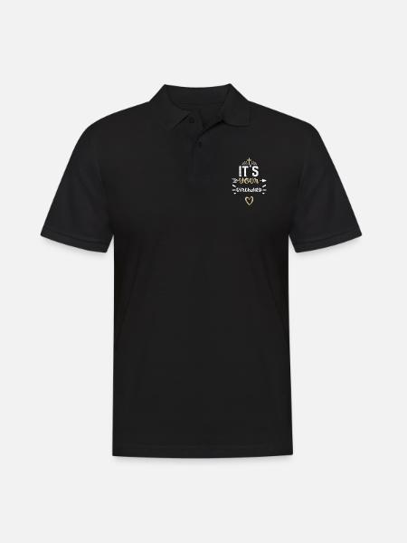 It's Your Birthday - Jesus - Men's Polo Shirt - black
