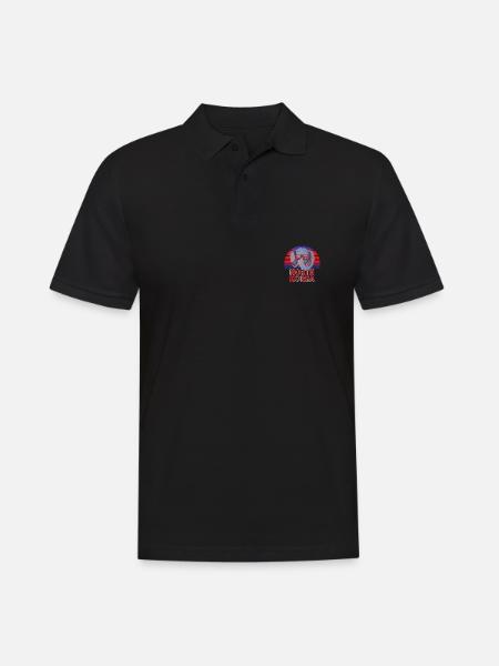 North Korea - Men's Polo Shirt - black