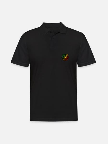 Congo Republic - Men's Polo Shirt - black