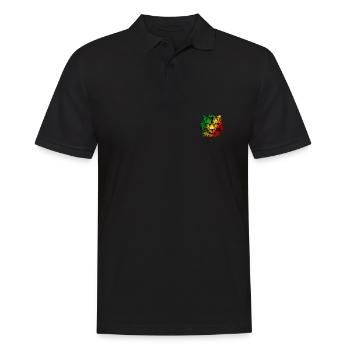 Kongo Republik - Männer Poloshirt - Schwarz - Vorne - Kai (181cm)