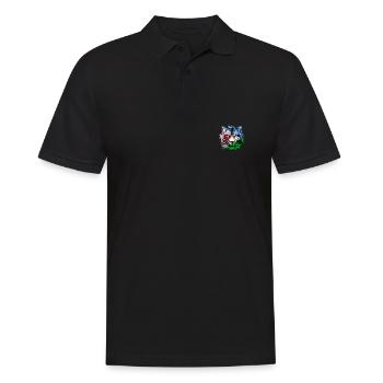 Dschibuti - Männer Poloshirt - Schwarz - Vorne - Kai (181cm)