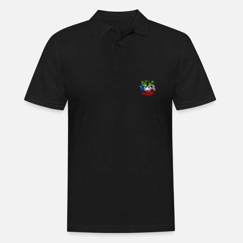 Äquatorialguinea - Männer Poloshirt - Schwarz