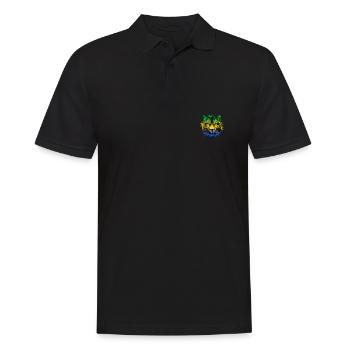 Gabun - Männer Poloshirt - Schwarz - Vorne - Kai (181cm)