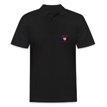 Laos - Männer Poloshirt - Schwarz - Vorne - Kai (181cm)