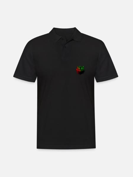 Mauritania - Men's Polo Shirt - black