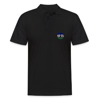 Lesotho - Männer Poloshirt - Schwarz - Vorne - Kai (181cm)