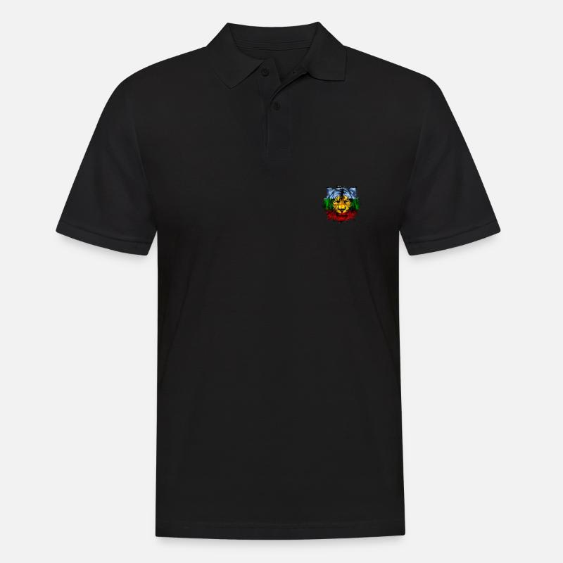 Mapuche - Männer Poloshirt - Schwarz