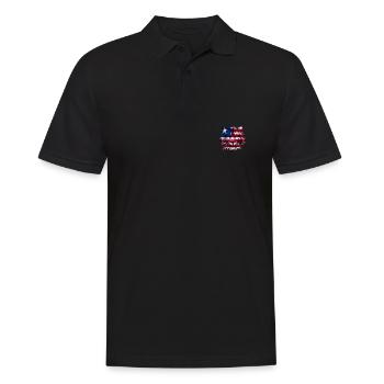 Liberia - Männer Poloshirt - Schwarz - Vorne - Kai (181cm)