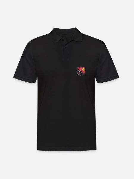 Papua New Guinea - Men's Polo Shirt - black