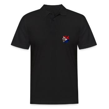 Sint Maarten - Männer Poloshirt - Schwarz - Vorne - Kai (181cm)