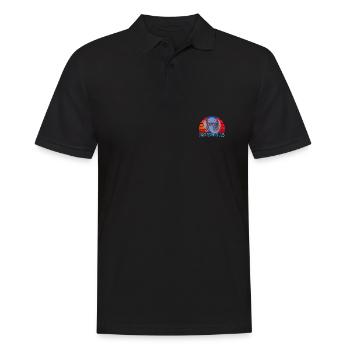 Mongolia - Men's Polo Shirt - black - Front - Kai (181cm)