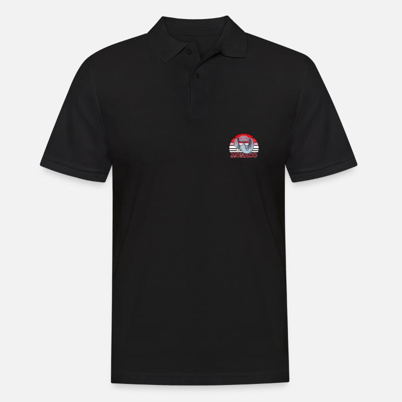 Monaco - Männer Poloshirt - Schwarz