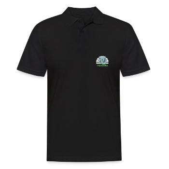 Padanien - Männer Poloshirt - Schwarz - Vorne - Kai (181cm)