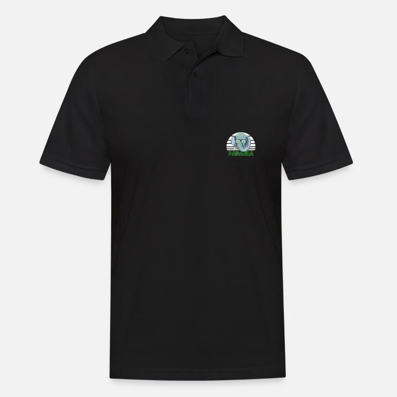 Padanien - Männer Poloshirt - Schwarz