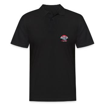 Jemen - Männer Poloshirt - Schwarz - Vorne - Kai (181cm)