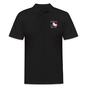 Einhorn Unicorn - Männer Poloshirt - Schwarz - Vorne - Kai (181cm)