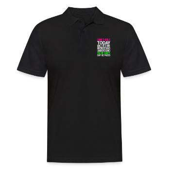 Jeux en ligne Funny Gamer Girls T-shirt - Polo Homme - noir - Devant - Kai (181cm)