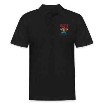 Dart Darts Dartspieler Dartpfeil lustiger Spruch - Männer Poloshirt - Schwarz - Vorne - Kai (181cm)
