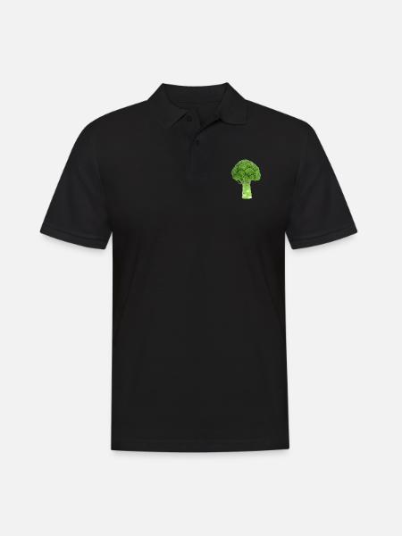 Broccoli. broccoli - Men's Polo Shirt - black