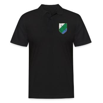 Abruzzo coat of arms - Men's Polo Shirt - black - Front - Kai (181cm)