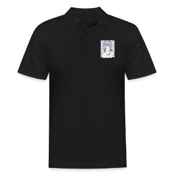 Kawaii Anime chat Neko Manga Japonais Otaku - Polo Homme - noir - Devant - Kai (181cm)