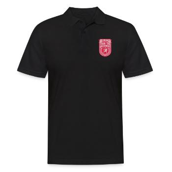 run better than government - Men's Polo Shirt - black - Front - Kai (181cm)