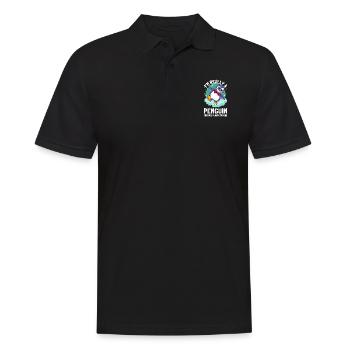 Pingouins Je suis vraiment un pingouin Mignon Pingouin - Polo Homme - noir - Devant - Kai (181cm)