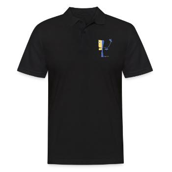 Unreal character - Men's Polo Shirt - black - Front - Kai (181cm)