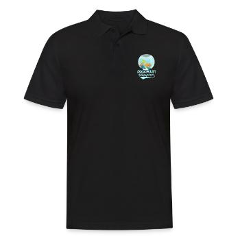 Aquarium Whisperer Fish Keeping Propriétaire d’aquarium - Polo Homme - noir - Devant - Kai (181cm)