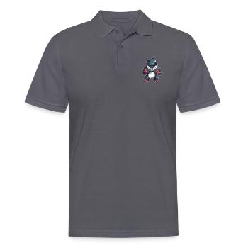 killer whale - Men's Polo Shirt - charcoal grey - Front - Nico (186cm)