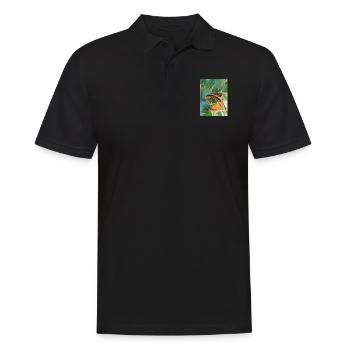 Coccinelle dans feuilles - Polo Homme - noir - Devant - Kai (181cm)