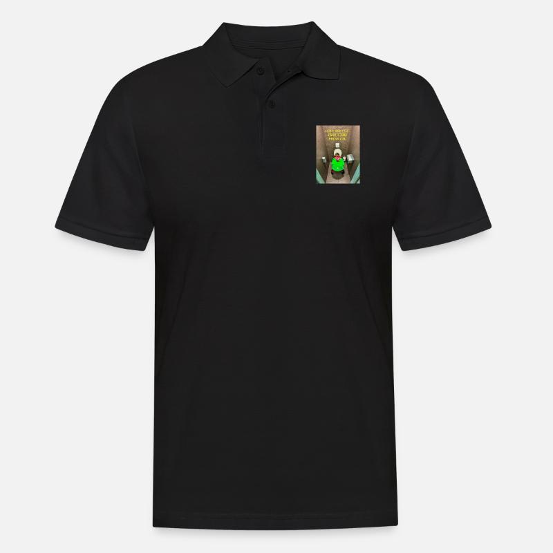 Ich kann dich sehen. Das ist das Problem. - Männer Poloshirt - Schwarz