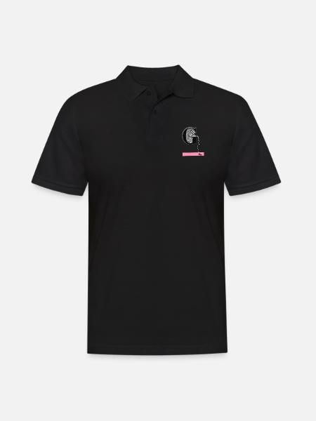 Gone in motion past lost - Men's Polo Shirt - black