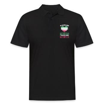 It could be someone you love Abrossexual - Men's Polo Shirt - black - Front - Kai (181cm)